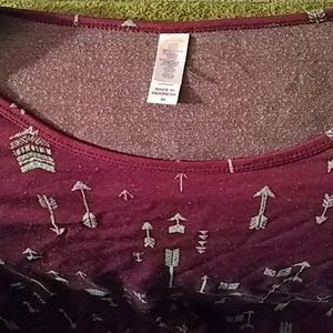 LuLaRoe Medium tunic top arrow